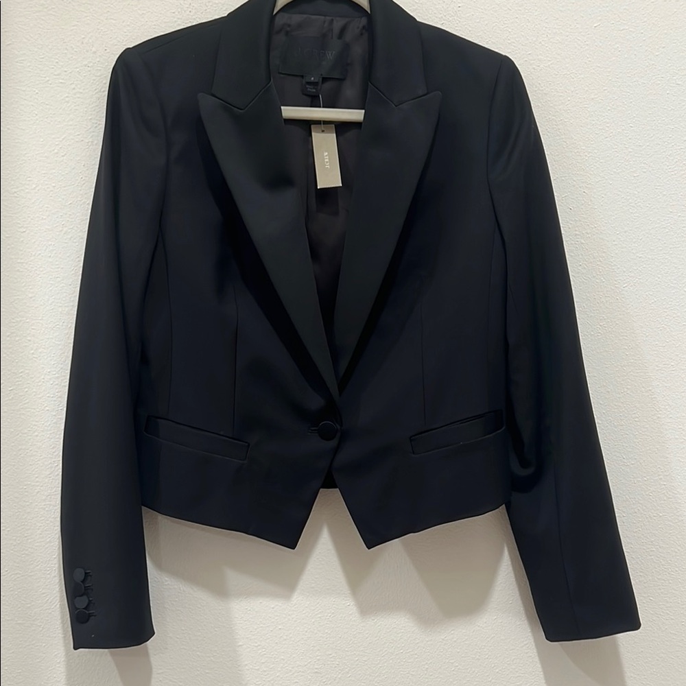 J. Crew Black Blazer Classic Suit Jacket G0324